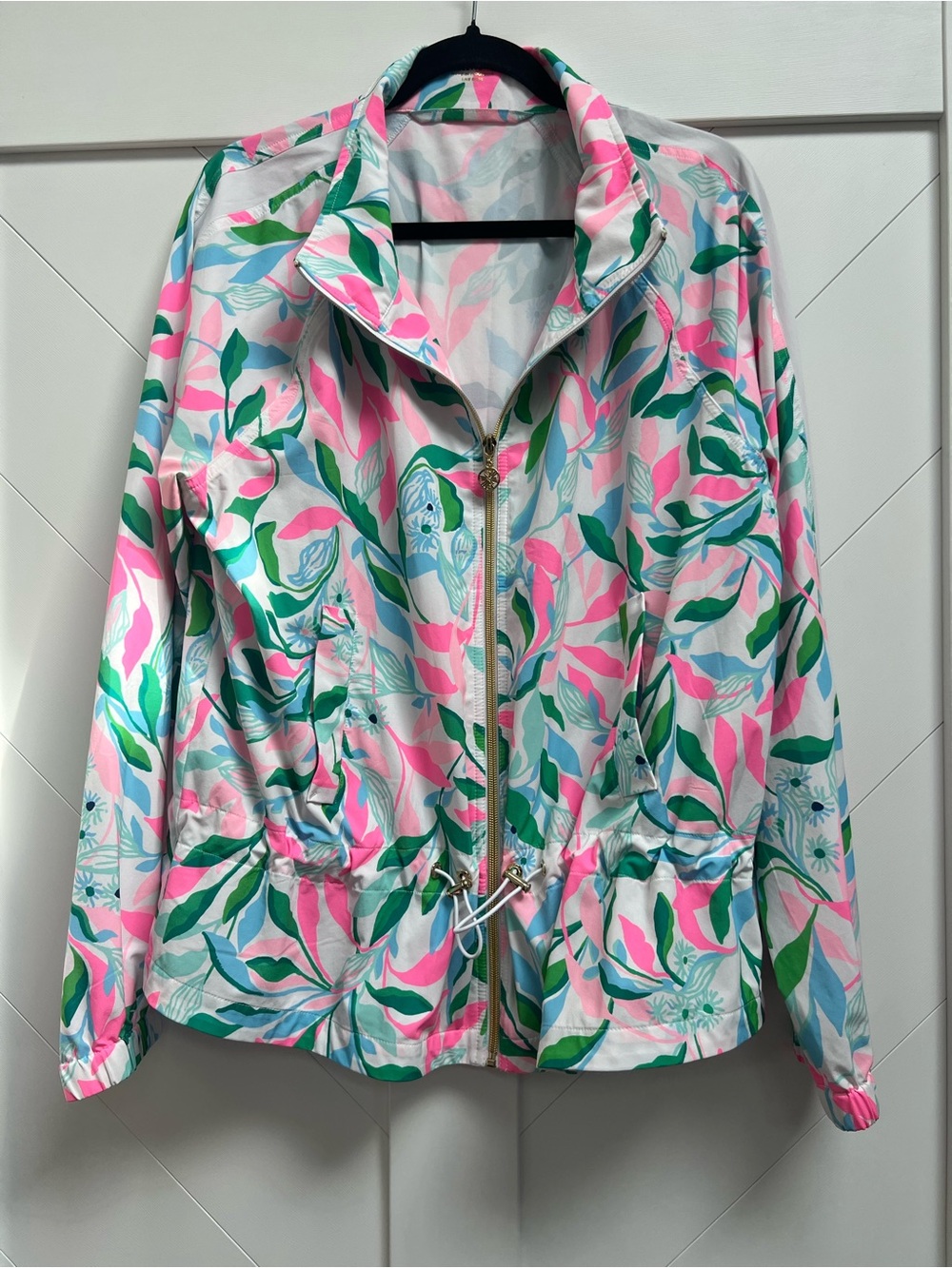Lilly Pulitzer “Holding Court” Luxletic Drawstring Zip Jacket